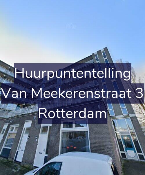 Foto gevel Huurpuntentelling voor Van Meekerenstraat 3, Rotterdam