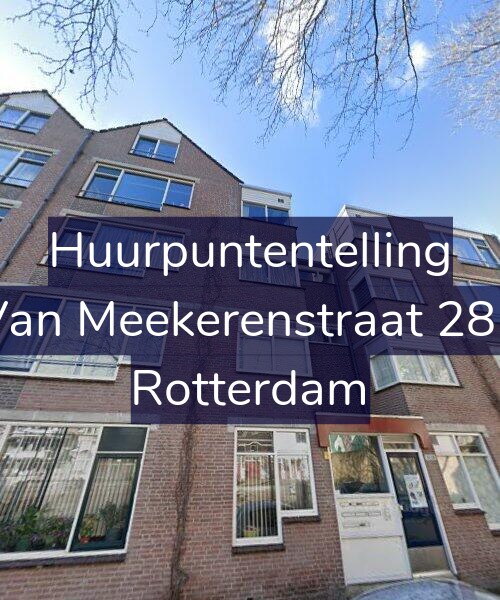 Foto gevel Huurpuntentelling voor Van Meekerenstraat 282, Rotterdam