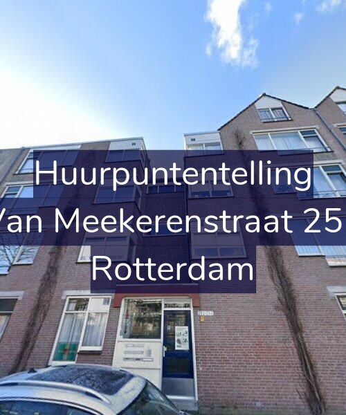 Foto gevel Huurpuntentelling voor Van Meekerenstraat 252, Rotterdam