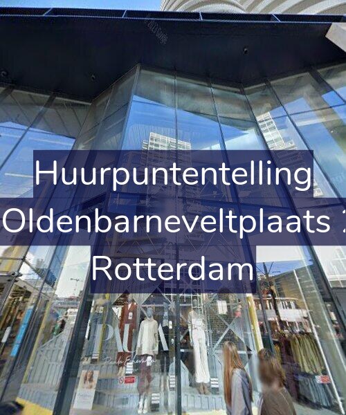 Foto gevel Huurpuntentelling voor Van Oldenbarneveltplaats 26-E, Rotterdam