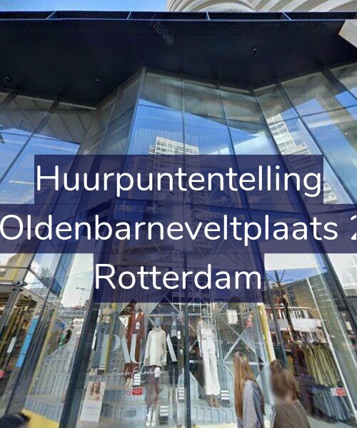 Foto gevel Huurpuntentelling voor Van Oldenbarneveltplaats 26-A, Rotterdam