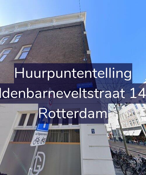 Foto gevel Huurpuntentelling voor Van Oldenbarneveltstraat 142-B02, Rotterdam