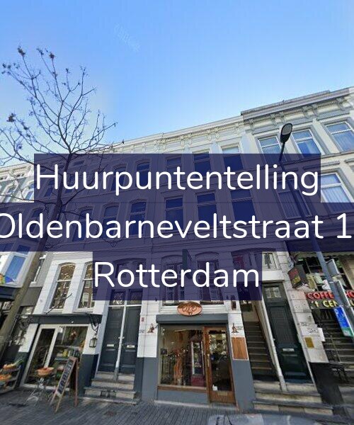 Foto gevel Huurpuntentelling voor Van Oldenbarneveltstraat 150-D, Rotterdam