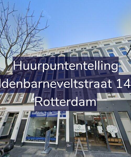 Foto gevel Huurpuntentelling voor Van Oldenbarneveltstraat 144-A01, Rotterdam