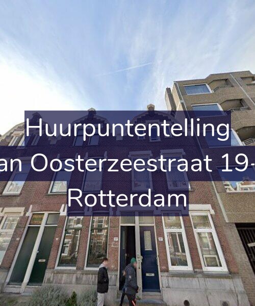 Foto gevel Huurpuntentelling voor Van Oosterzeestraat 19-B, Rotterdam