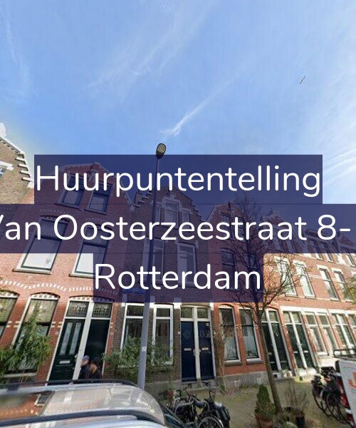 Foto gevel Huurpuntentelling voor Van Oosterzeestraat 8-B, Rotterdam