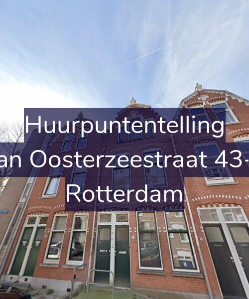 Foto gevel Huurpuntentelling voor Van Oosterzeestraat 43-C, Rotterdam