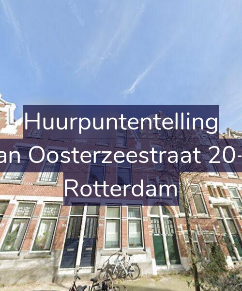 Foto gevel Huurpuntentelling voor Van Oosterzeestraat 20-A, Rotterdam