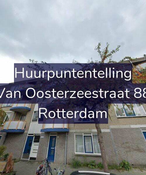 Foto gevel Huurpuntentelling voor Van Oosterzeestraat 88, Rotterdam