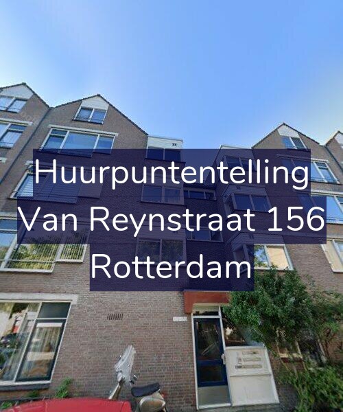 Foto gevel Huurpuntentelling voor Van Reynstraat 156, Rotterdam