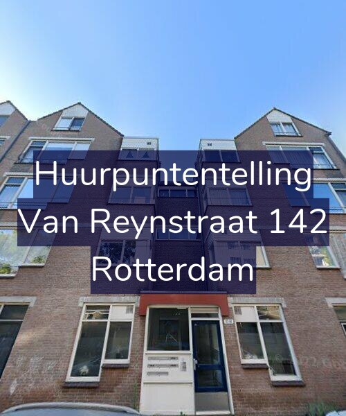 Foto gevel Huurpuntentelling voor Van Reynstraat 142, Rotterdam