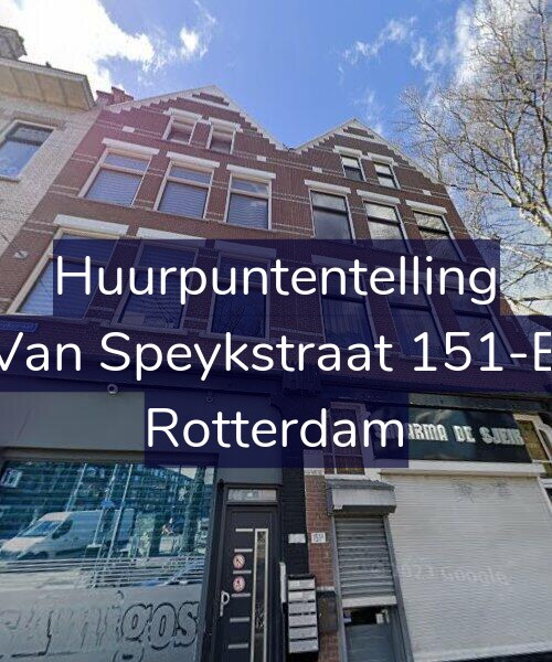 Foto gevel Huurpuntentelling voor Van Speykstraat 151-B, Rotterdam