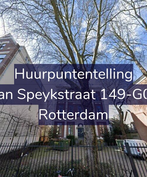 Foto gevel Huurpuntentelling voor Van Speykstraat 149-D02, Rotterdam