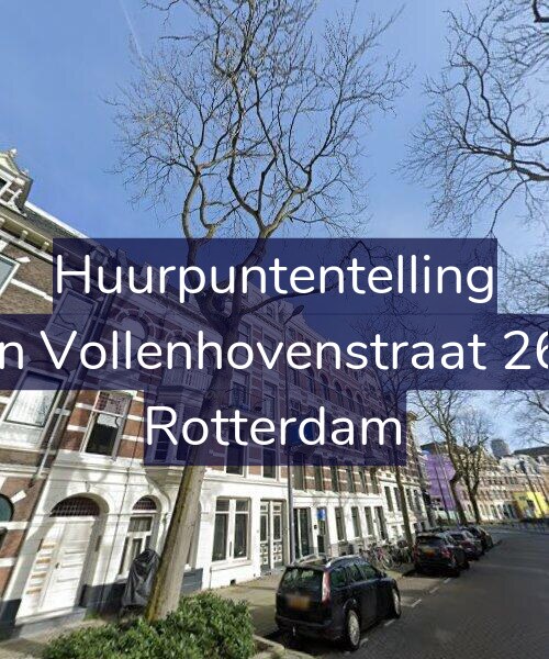 Foto gevel Huurpuntentelling voor Van Vollenhovenstraat 26-E, Rotterdam