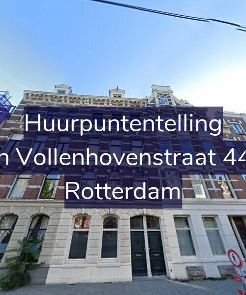 Foto gevel Huurpuntentelling voor Van Vollenhovenstraat 44-D, Rotterdam