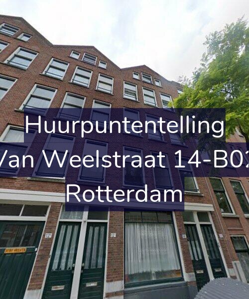 Foto gevel Huurpuntentelling voor Van Weelstraat 14-B02, Rotterdam