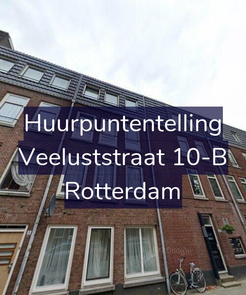Foto gevel Huurpuntentelling voor Veeluststraat 10-B, Rotterdam
