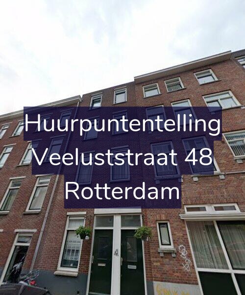 Foto gevel Huurpuntentelling voor Veeluststraat 48, Rotterdam