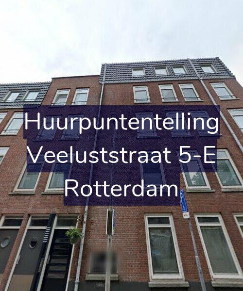 Foto gevel Huurpuntentelling voor Veeluststraat 5-E, Rotterdam