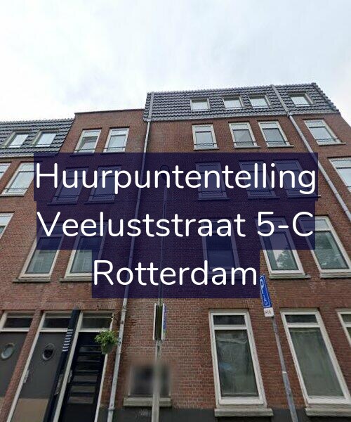 Foto gevel Huurpuntentelling voor Veeluststraat 5-C, Rotterdam