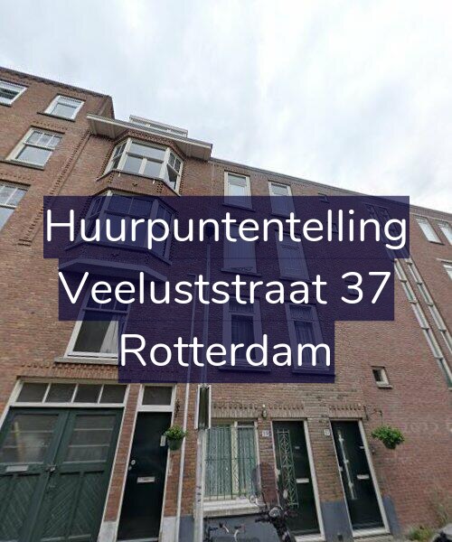Foto gevel Huurpuntentelling voor Veeluststraat 37, Rotterdam