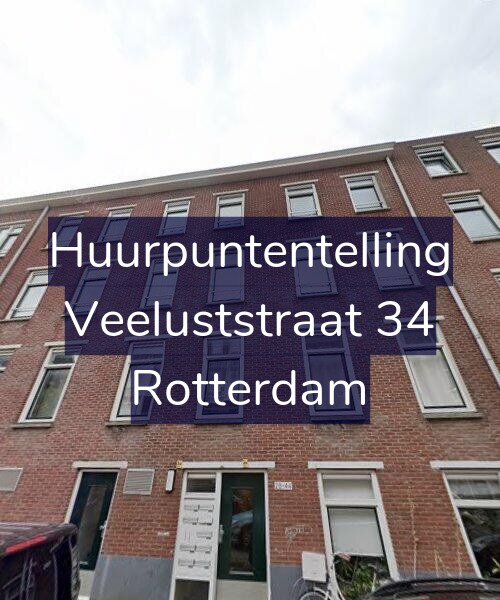 Foto gevel Huurpuntentelling voor Veeluststraat 34, Rotterdam