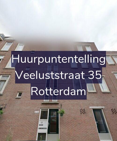 Foto gevel Huurpuntentelling voor Veeluststraat 35, Rotterdam