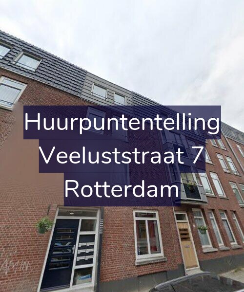 Foto gevel Huurpuntentelling voor Veeluststraat 7, Rotterdam