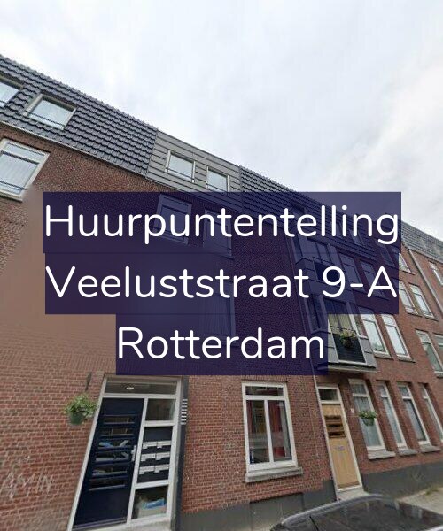 Foto gevel Huurpuntentelling voor Veeluststraat 9-A, Rotterdam