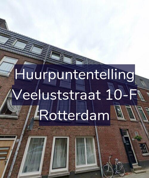 Foto gevel Huurpuntentelling voor Veeluststraat 10-F, Rotterdam