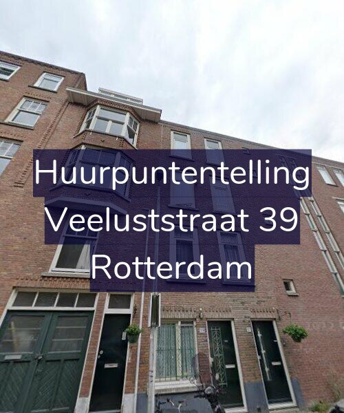 Foto gevel Huurpuntentelling voor Veeluststraat 39, Rotterdam