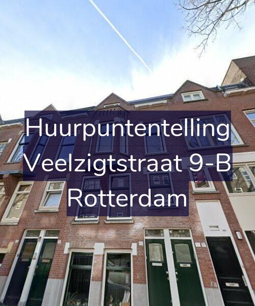 Foto gevel Huurpuntentelling voor Veelzigtstraat 9-B, Rotterdam