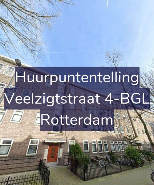 Foto gevel Huurpuntentelling voor Veelzigtstraat 4-BGL, Rotterdam