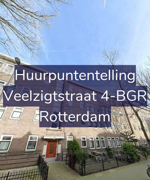 Foto gevel Huurpuntentelling voor Veelzigtstraat 4-BGR, Rotterdam