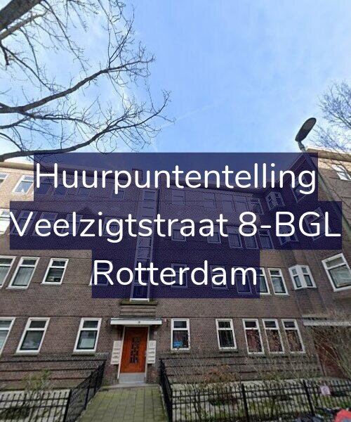 Foto gevel Huurpuntentelling voor Veelzigtstraat 8-BGL, Rotterdam