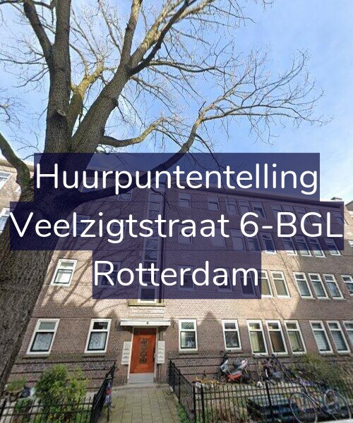Foto gevel Huurpuntentelling voor Veelzigtstraat 6-BGL, Rotterdam