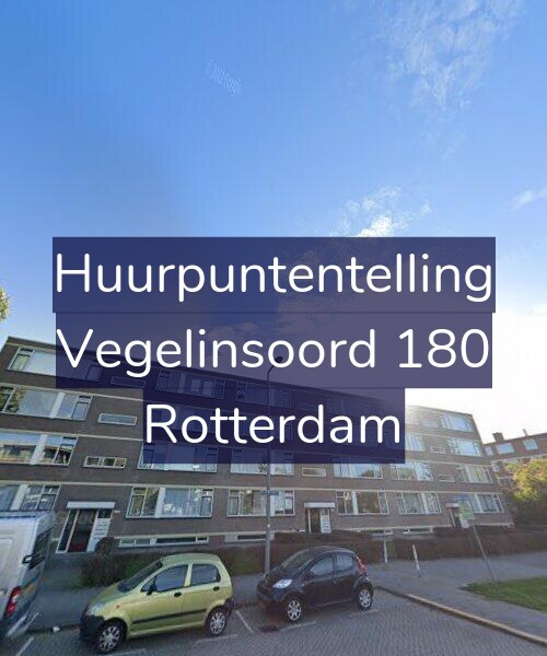 Foto gevel Huurpuntentelling voor Vegelinsoord 180, Rotterdam