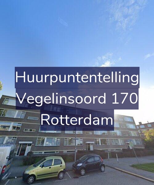 Foto gevel Huurpuntentelling voor Vegelinsoord 170, Rotterdam