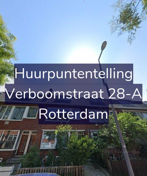 Foto gevel Huurpuntentelling voor Verboomstraat 28-A, Rotterdam