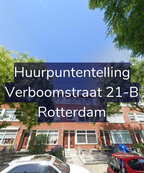 Foto gevel Huurpuntentelling voor Verboomstraat 21-B, Rotterdam