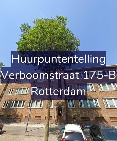 Foto gevel Huurpuntentelling voor Verboomstraat 175-B, Rotterdam