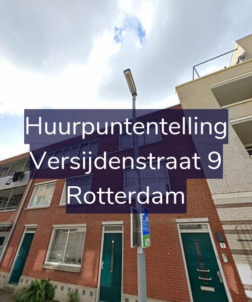 Foto gevel Huurpuntentelling voor Versijdenstraat 9, Rotterdam