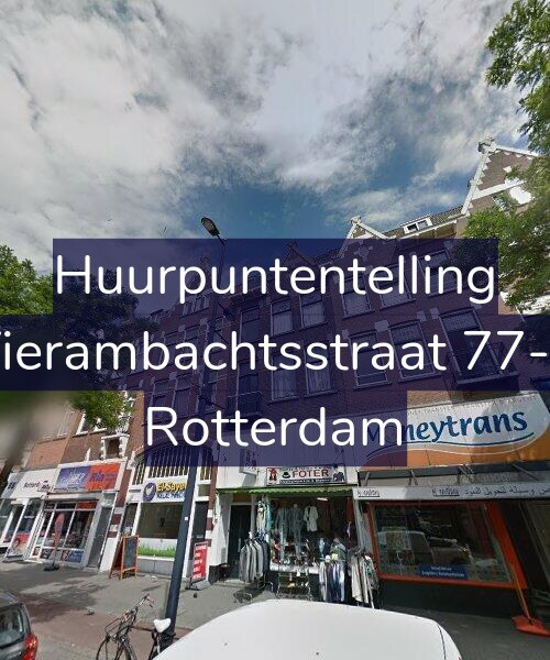 Foto gevel Huurpuntentelling voor Vierambachtsstraat 77-B, Rotterdam