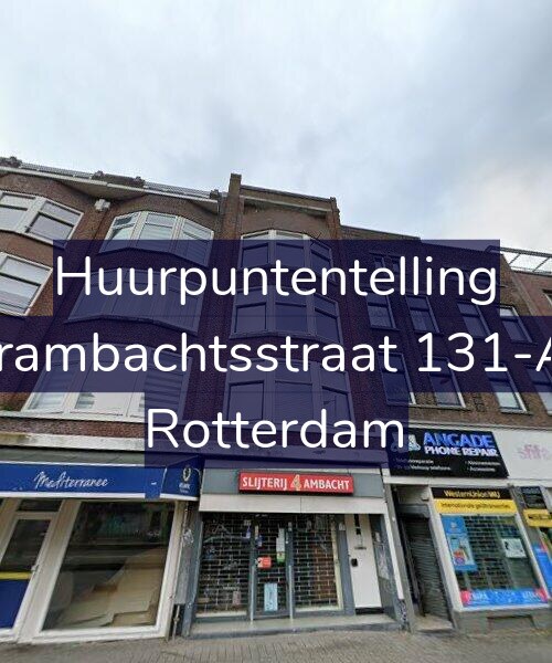 Foto gevel Huurpuntentelling voor Vierambachtsstraat 131-A01, Rotterdam