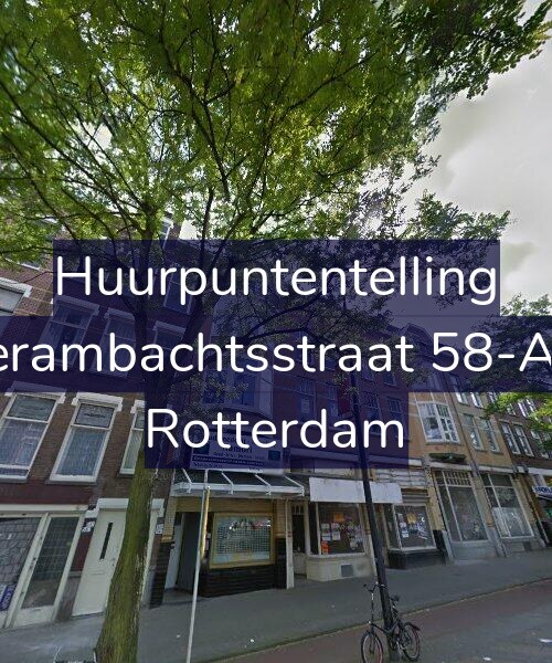 Foto gevel Huurpuntentelling voor Vierambachtsstraat 58-A01, Rotterdam