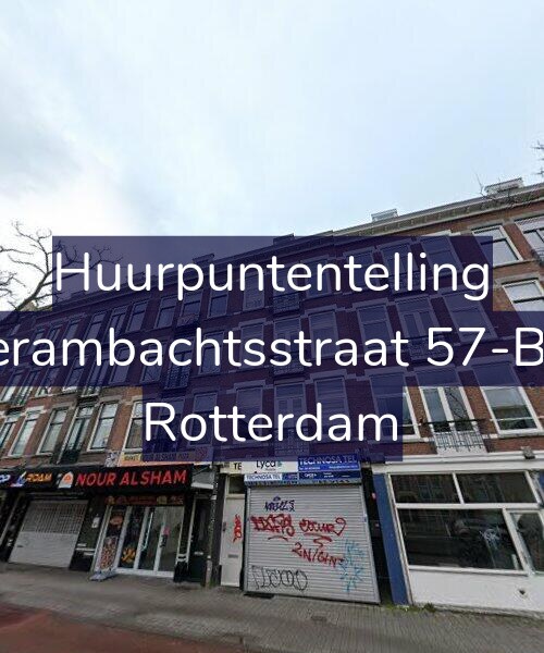 Foto gevel Huurpuntentelling voor Vierambachtsstraat 57-B03, Rotterdam