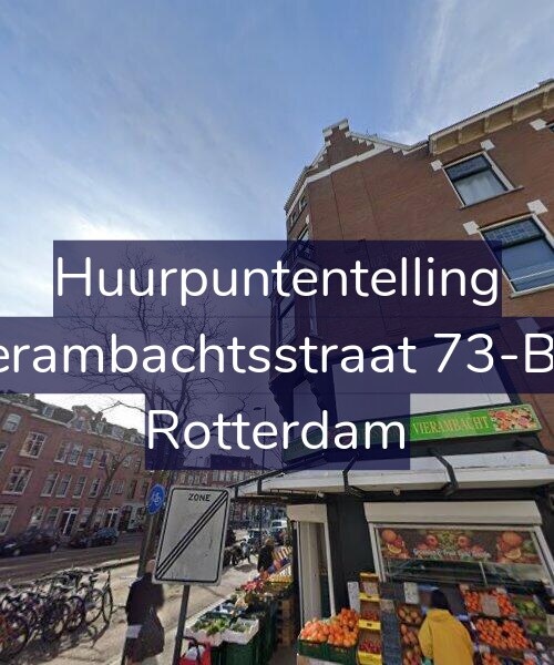 Foto gevel Huurpuntentelling voor Vierambachtsstraat 73-B01, Rotterdam