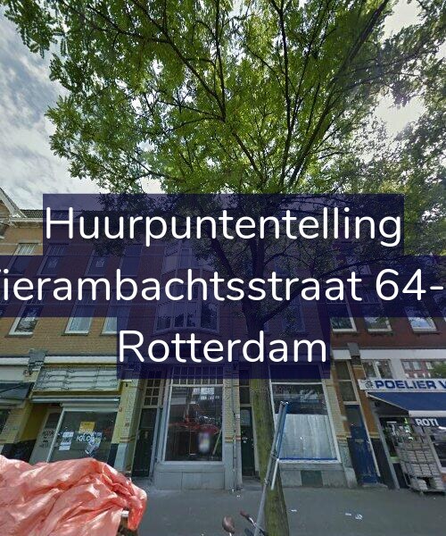 Foto gevel Huurpuntentelling voor Vierambachtsstraat 64-B, Rotterdam