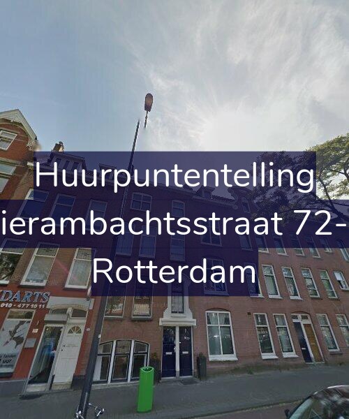Foto gevel Huurpuntentelling voor Vierambachtsstraat 72-A, Rotterdam