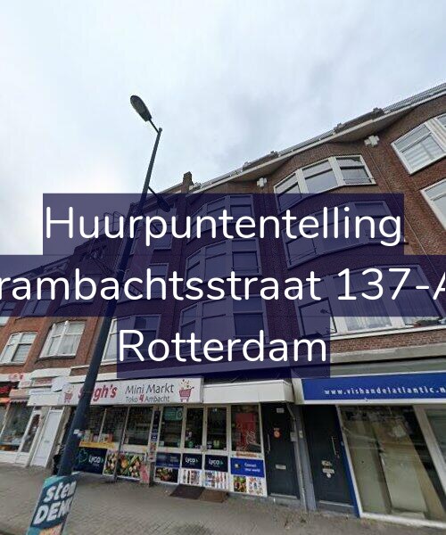 Foto gevel Huurpuntentelling voor Vierambachtsstraat 137-A01, Rotterdam